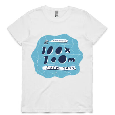 100 x 100s tee 2025 Women's cut Thumbnail