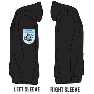 Yarra Roughies Hoodie - Black - Winter Challenge 2025 Thumbnail